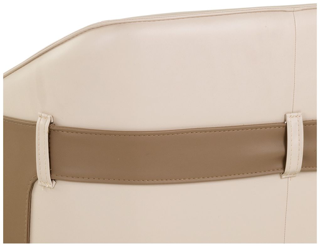 Sunpan Carter Dining Armchair Napa Beige and Napa Tan