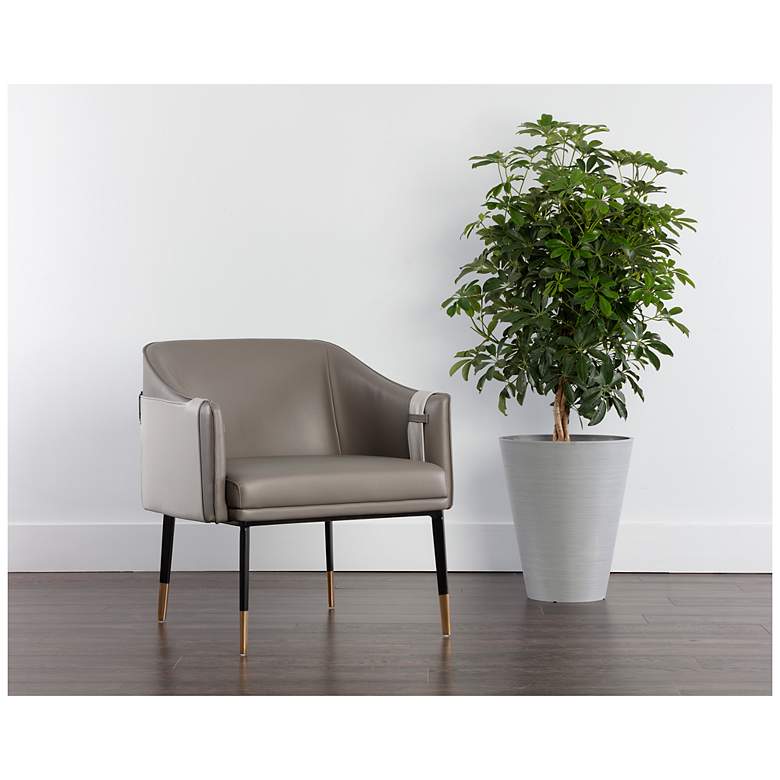 Image 1 Sunpan Carter Lounge Chair Napa Taupe and Napa Stone