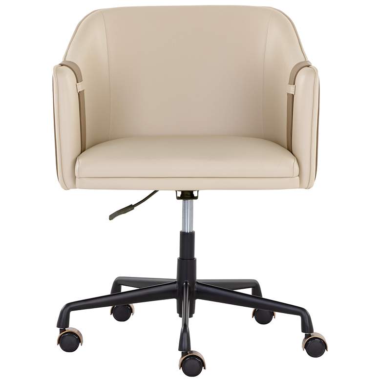 Image 2 Sunpan Carter Office Chair Napa Beige and Napa Tan more views
