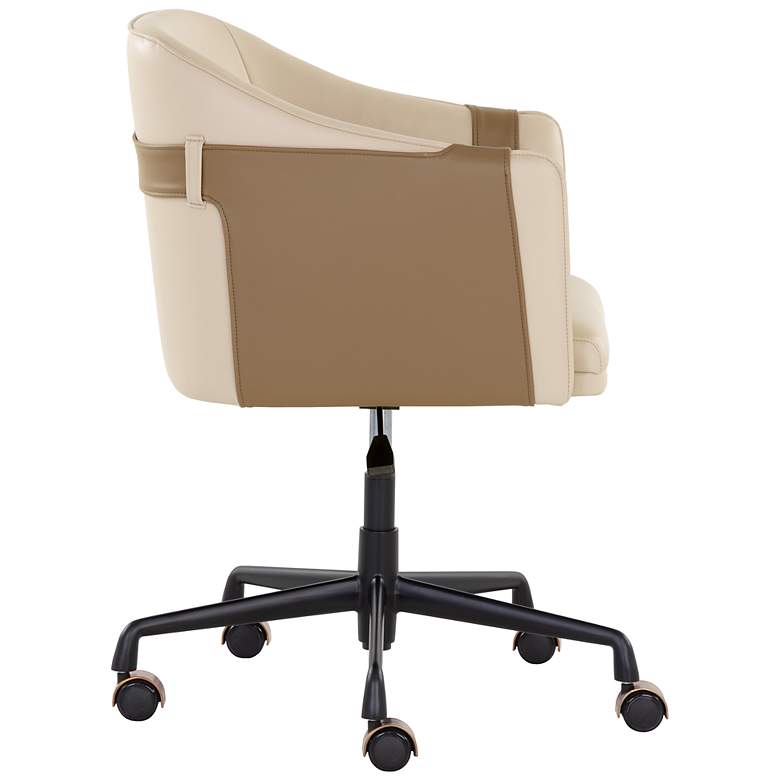 Image 3 Sunpan Carter Office Chair Napa Beige and Napa Tan more views