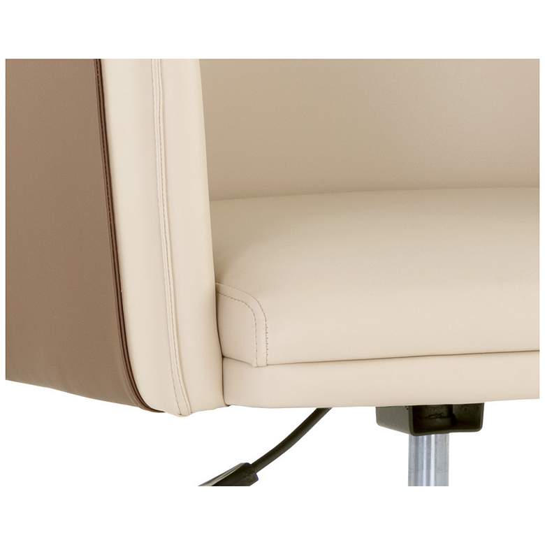 Image 6 Sunpan Carter Office Chair Napa Beige and Napa Tan more views