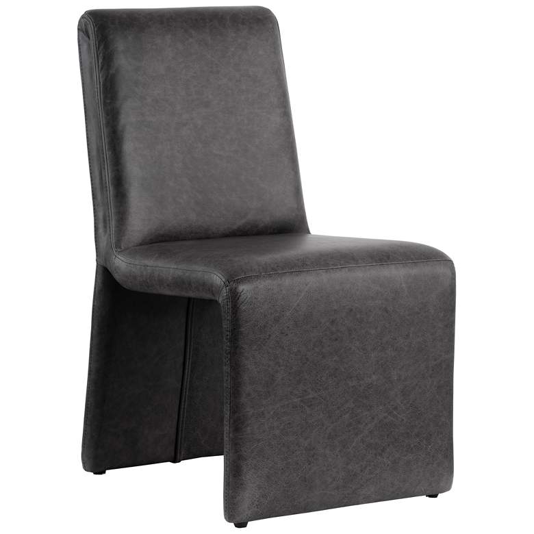 Image 1 Sunpan Cascata Dining Chair Marseille Black Leather