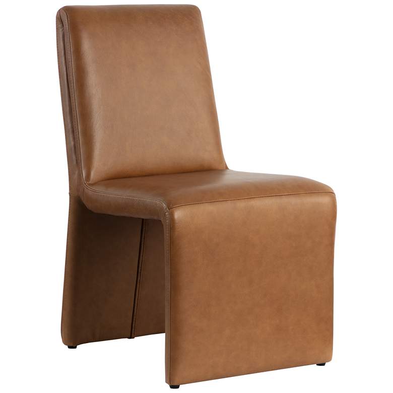 Image 1 Sunpan Cascata Dining Chair Marseille Camel Leather