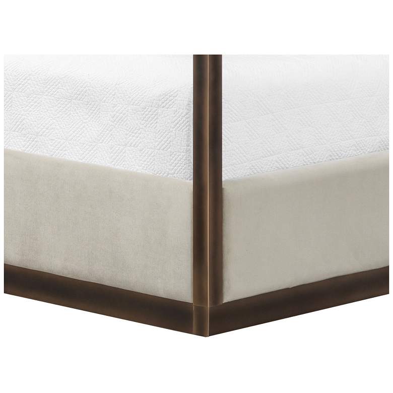 Image 3 Sunpan Casette Canopy Bed King Piccolo Prosecco more views
