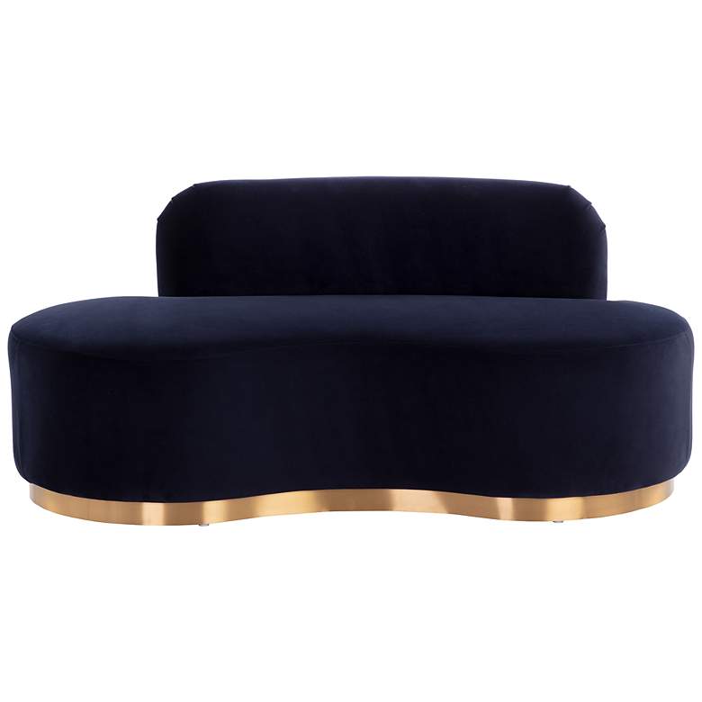 Image 2 Sunpan Cassey Bench Meg Indigo more views