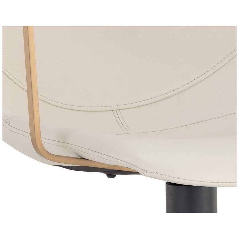 Image 6 Sunpan Cassius Swivel Dining Armchair Dillon Cream more views