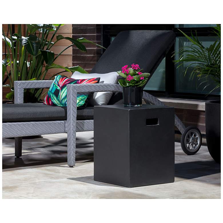 Image 2 Sunpan Castor End Table Black more views