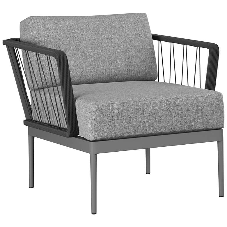 Image 1 Sunpan Catania Armchair Dark Gray Copacabana Gray