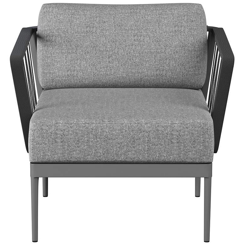Image 2 Sunpan Catania Armchair Dark Gray Copacabana Gray more views