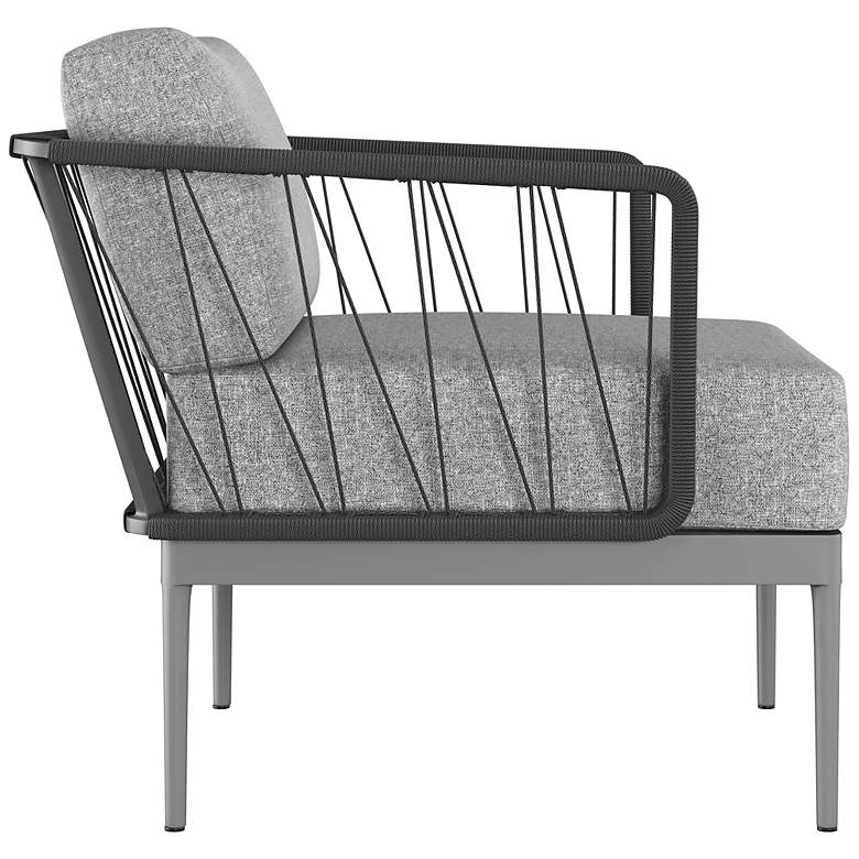 Image 3 Sunpan Catania Armchair Dark Gray Copacabana Gray more views