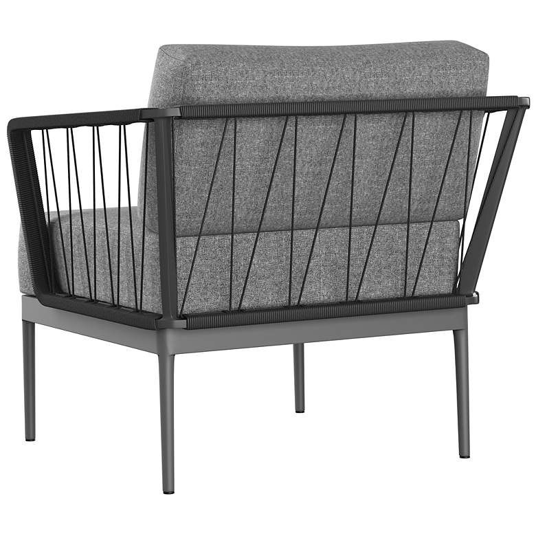 Image 4 Sunpan Catania Armchair Dark Gray Copacabana Gray more views
