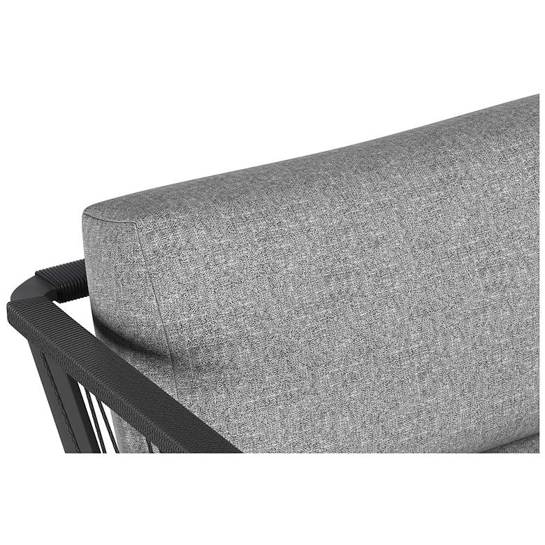 Image 6 Sunpan Catania Armchair Dark Gray Copacabana Gray more views