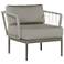 Sunpan Catania Armchair Gray Palazzo Taupe