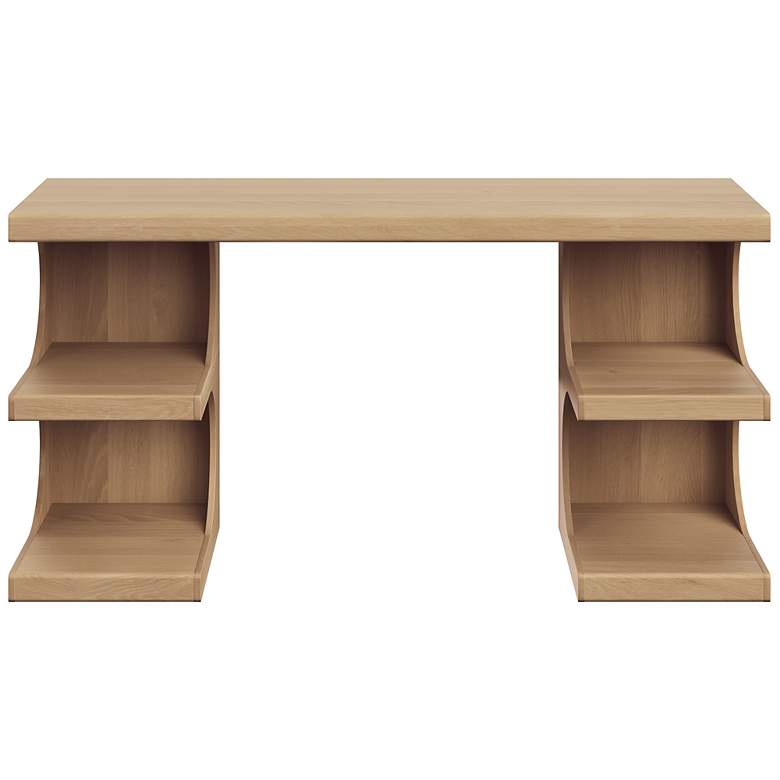 Image 2 Sunpan Catrine Desk Rustic Oak more views