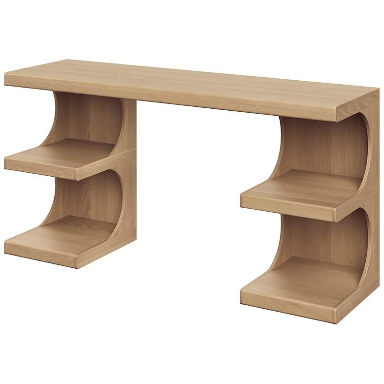 Image 4 Sunpan Catrine Desk Rustic Oak more views