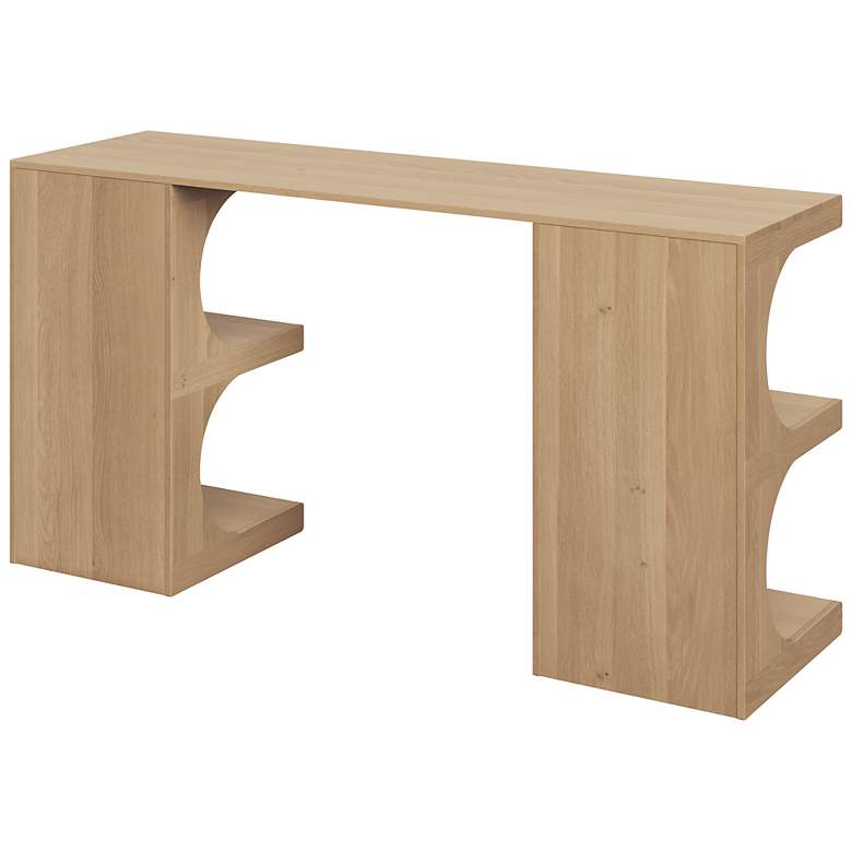 Image 5 Sunpan Catrine Desk Rustic Oak more views