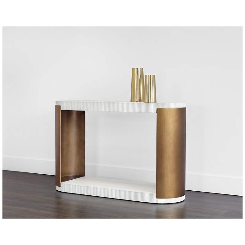 Image 4 Sunpan Cavette Console Table more views