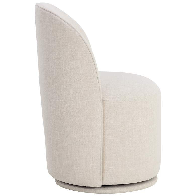 Image 4 Sunpan Cavoli Swivel Dining Chair Effie Linen more views