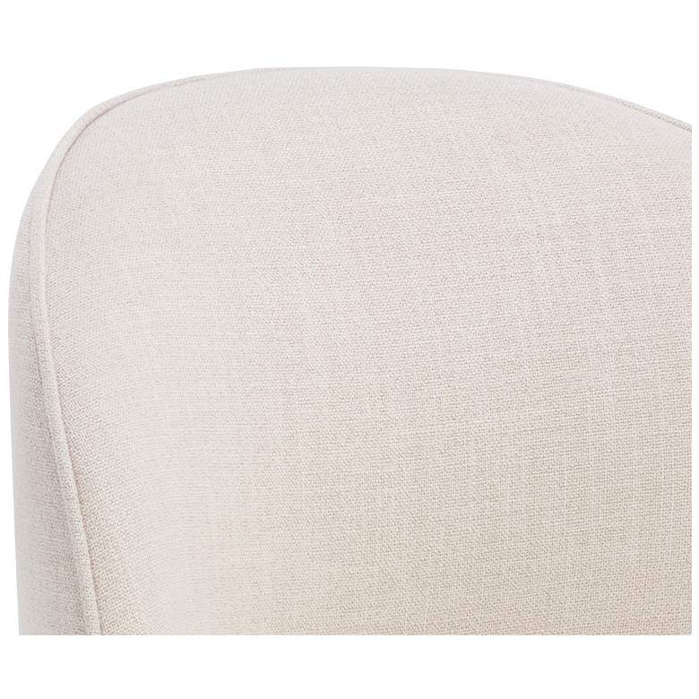 Image 7 Sunpan Cavoli Swivel Dining Chair Effie Linen more views