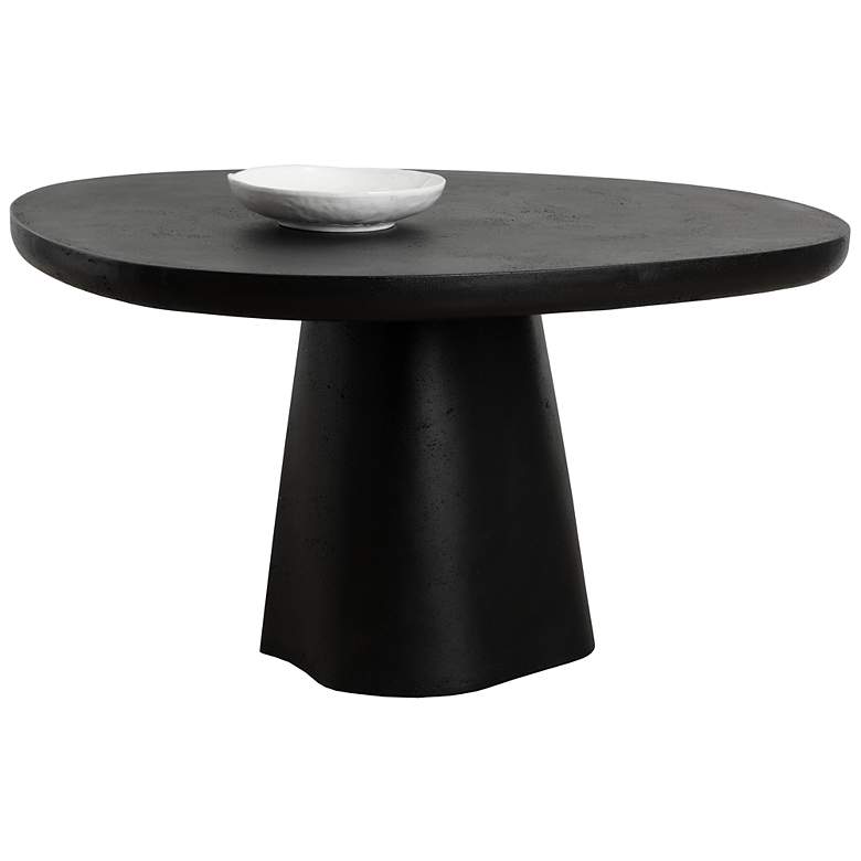 Image 2 Sunpan Celica Dining Table Black 55" more views