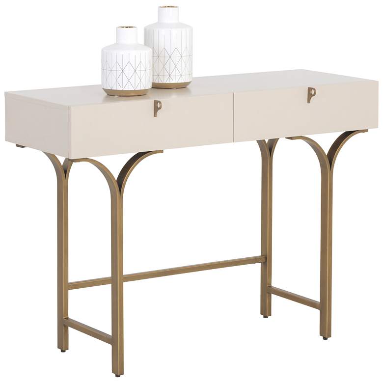 Image 1 Sunpan Celine Console Table Cream