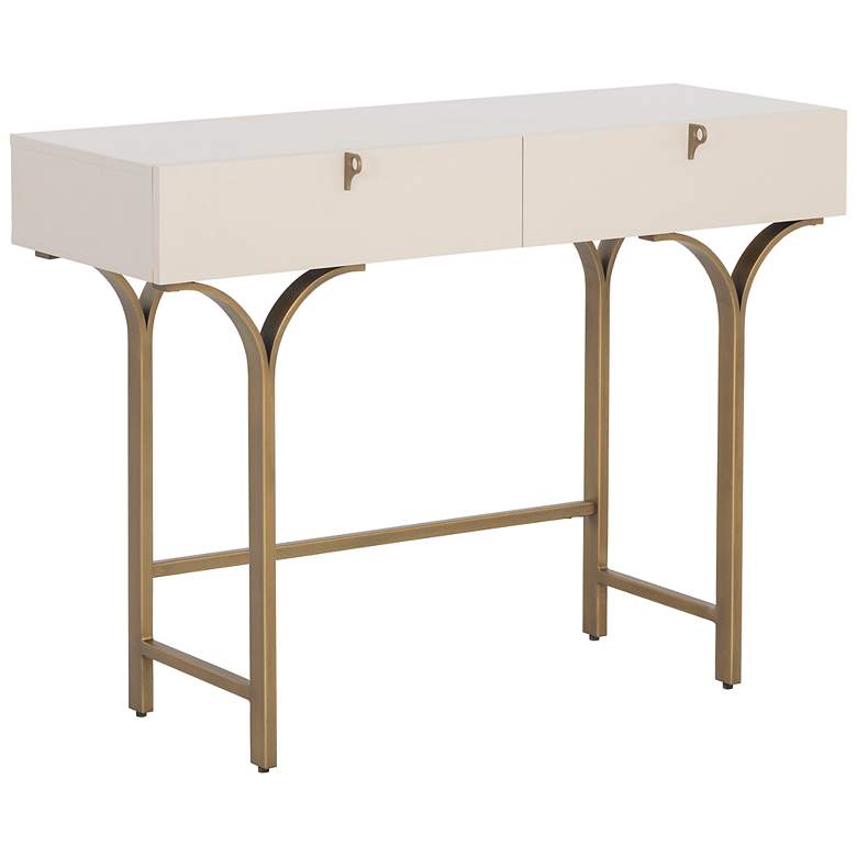 Image 2 Sunpan Celine Console Table Cream more views