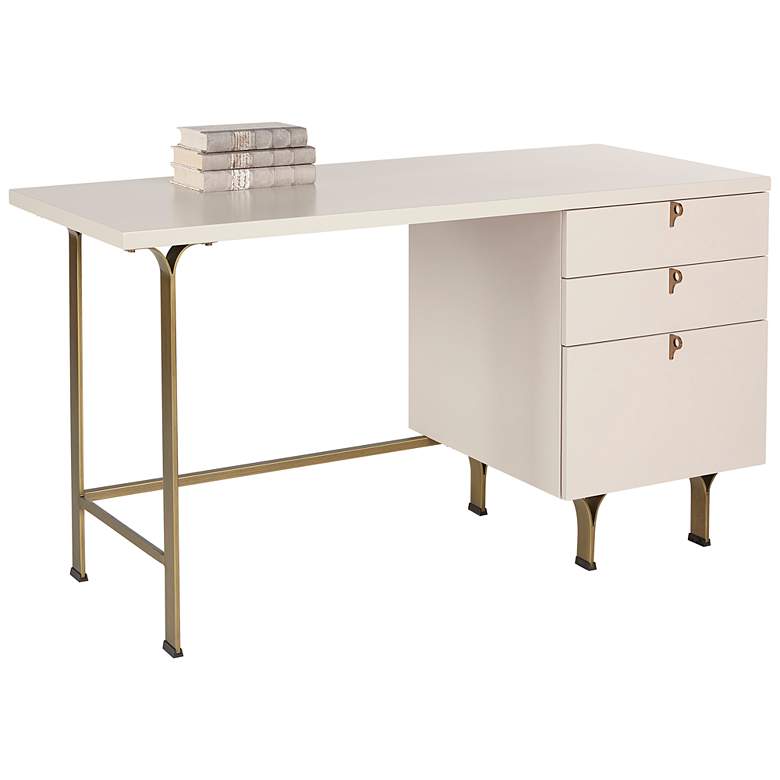 Image 1 Sunpan Celine Desk Cream