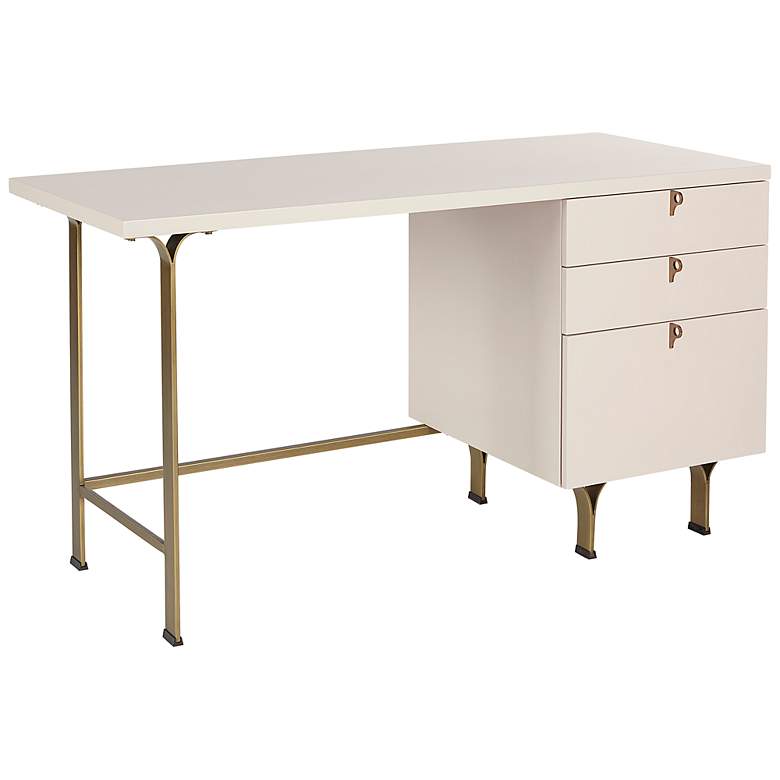 Image 2 Sunpan Celine Desk Cream more views