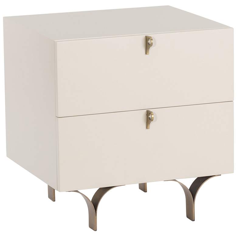 Image 1 Sunpan Celine Nightstand Small Cream