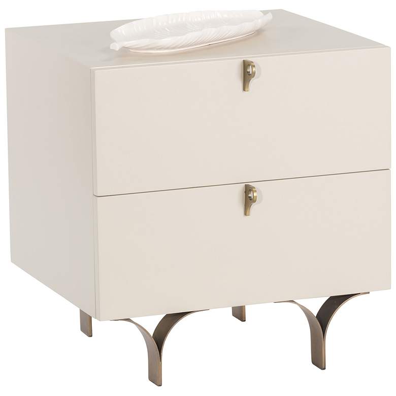Image 2 Sunpan Celine Nightstand Small Cream more views