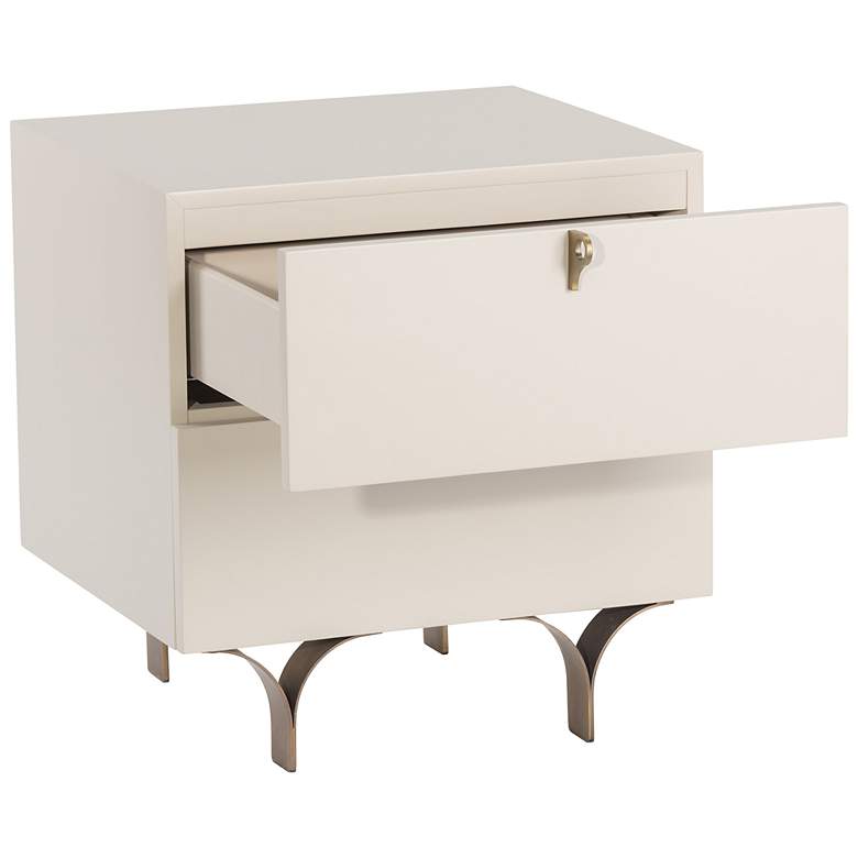 Image 3 Sunpan Celine Nightstand Small Cream more views