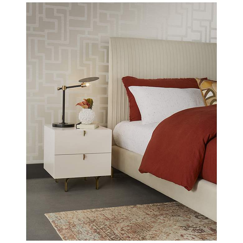 Image 7 Sunpan Celine Nightstand Small Cream more views