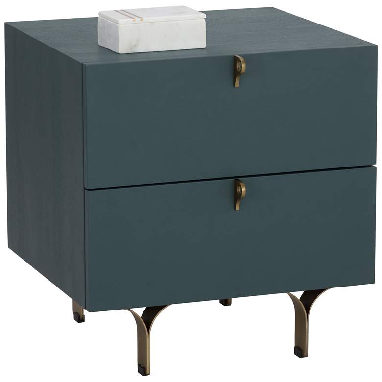 Image 1 Sunpan Celine Nightstand Small Teal