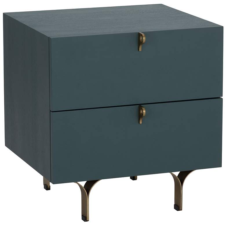 Image 2 Sunpan Celine Nightstand Small Teal more views