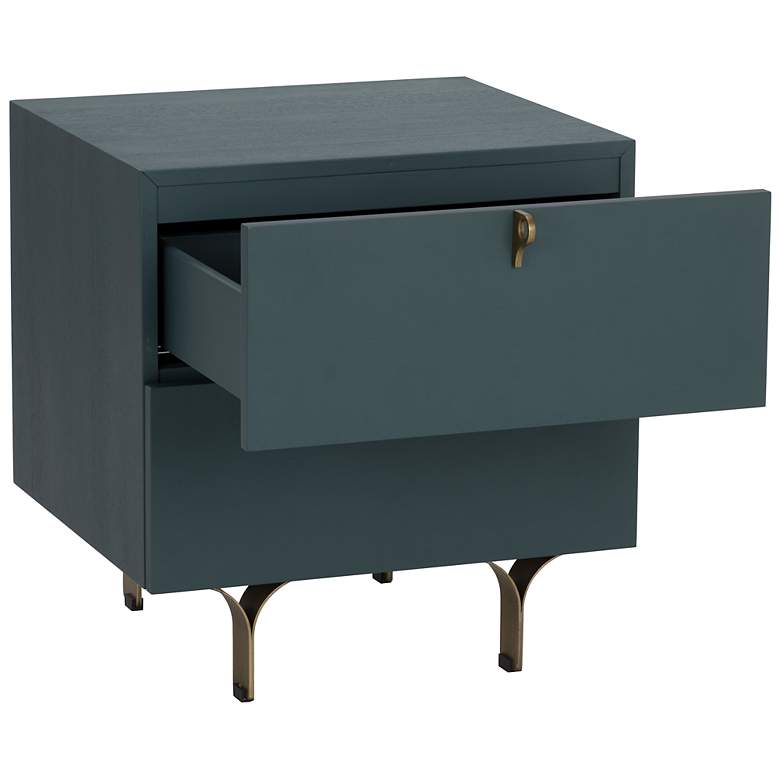 Image 3 Sunpan Celine Nightstand Small Teal more views