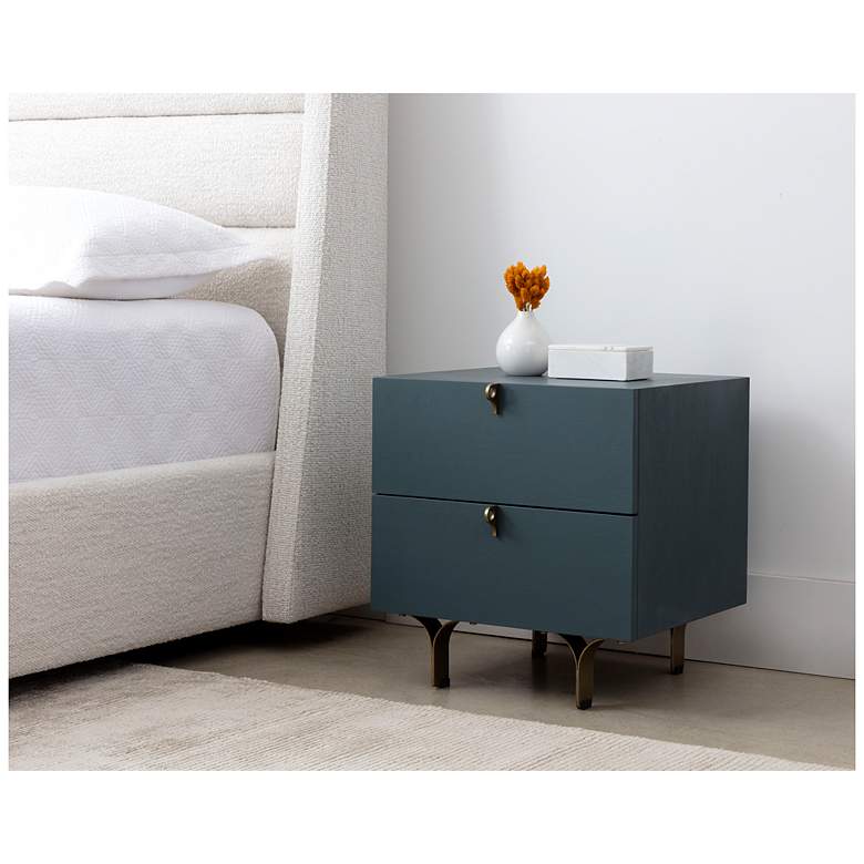 Image 6 Sunpan Celine Nightstand Small Teal more views