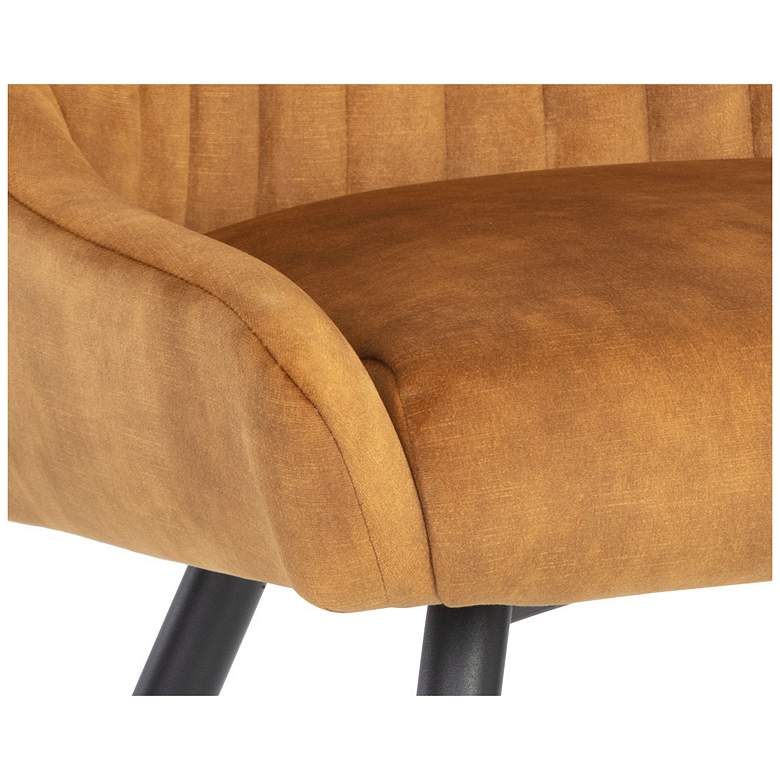 Image 5 Sunpan Chardon Dining Chair Nono Tapenade Gold more views