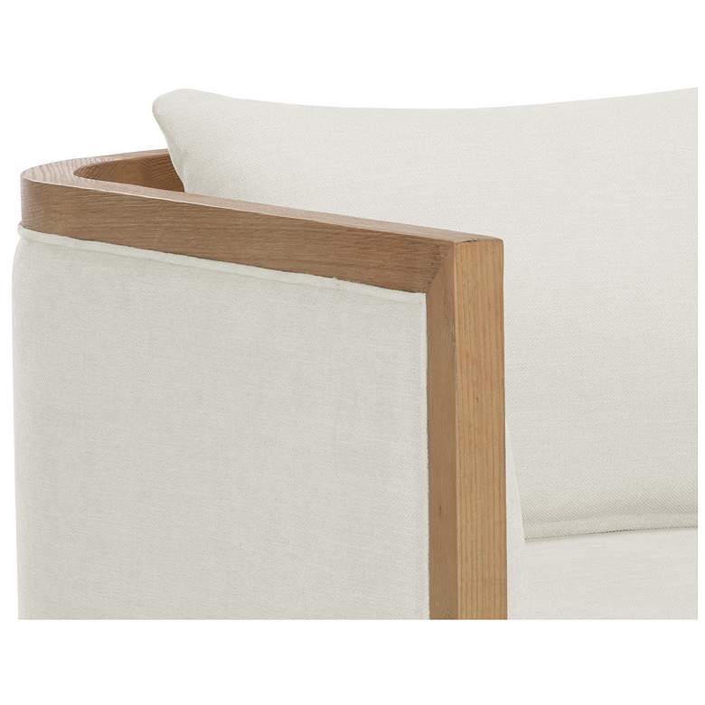 Image 7 Sunpan Chloe Lounge Chair Natural Heather Ivory Tweed more views