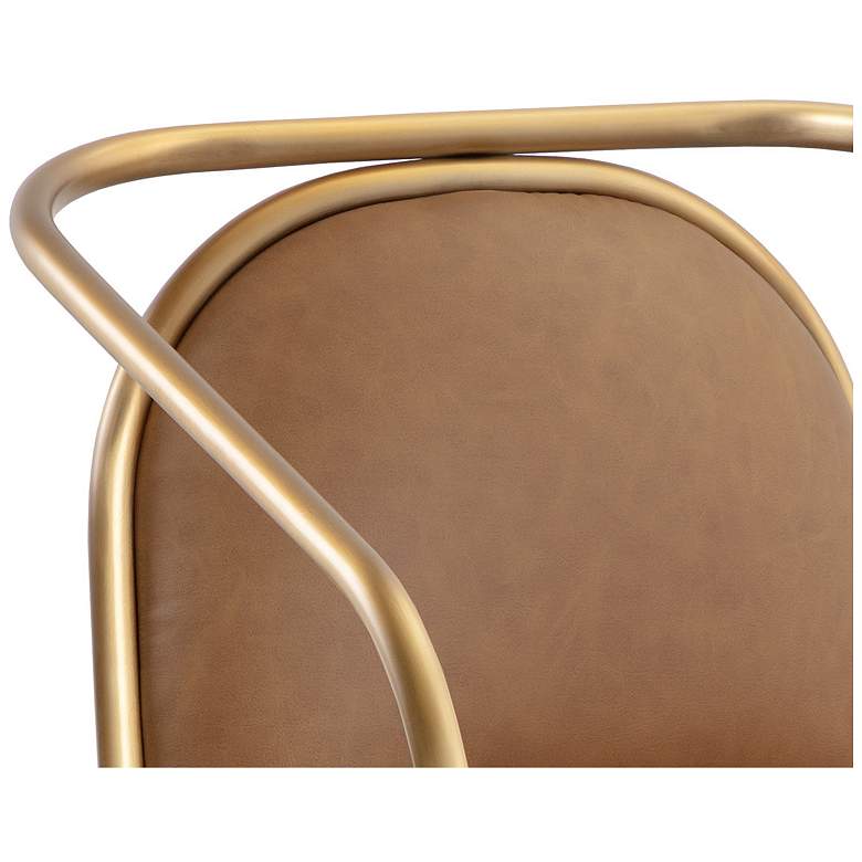Image 6 Sunpan Cicero Lounge Chair Milliken Cognac more views