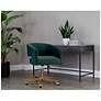 5_Sunpan Claren Office Chair Deep Green Sky more views