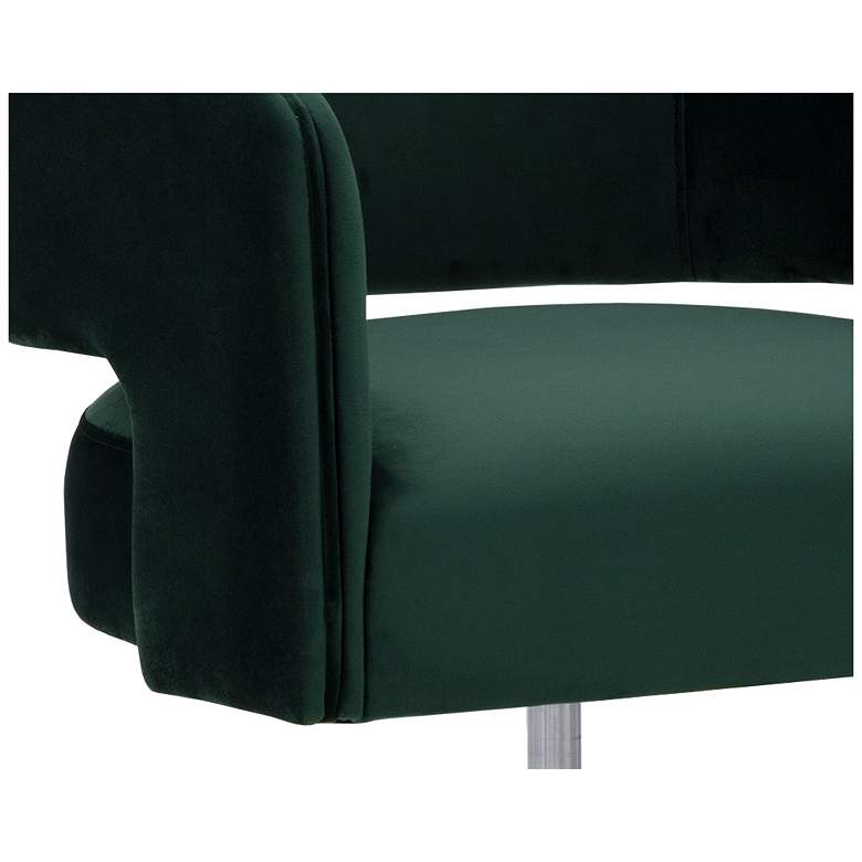 Image 6 Sunpan Claren Office Chair Deep Green Sky more views