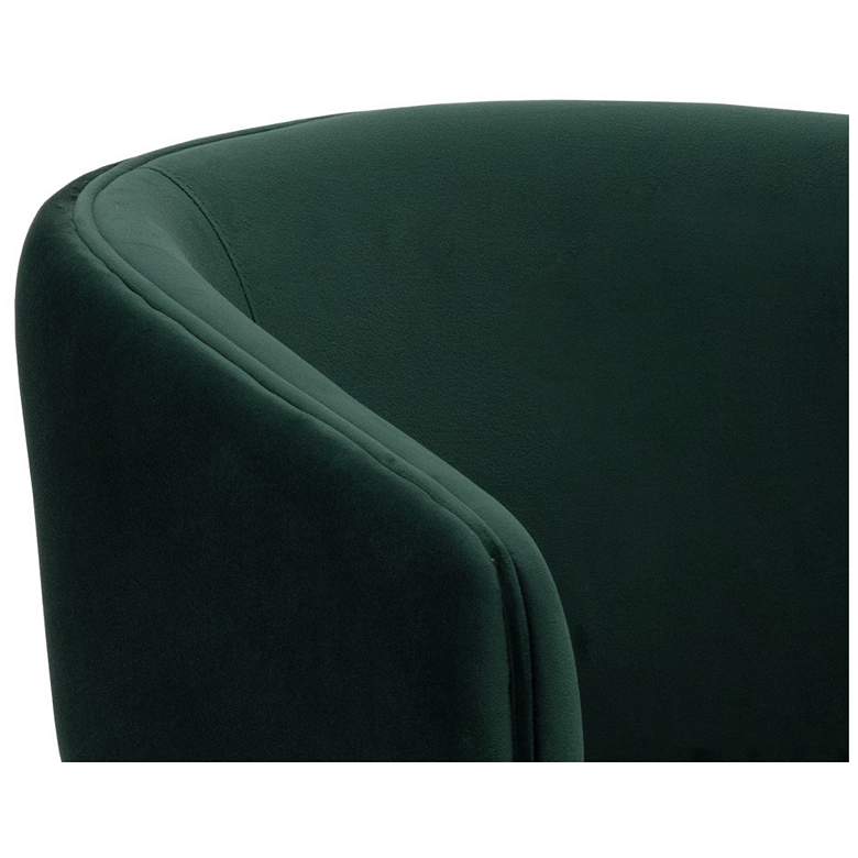 Image 7 Sunpan Claren Office Chair Deep Green Sky more views