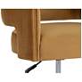 6_Sunpan Claren Office Chair Gold Sky more views