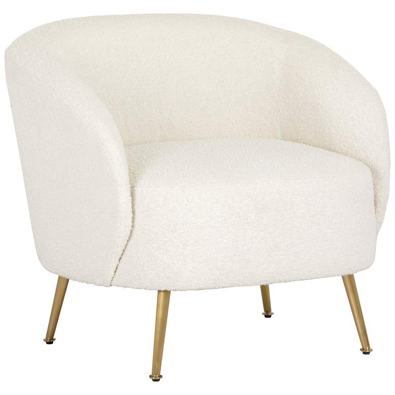 Image 2 Sunpan Clea Lounge Chair Altro White