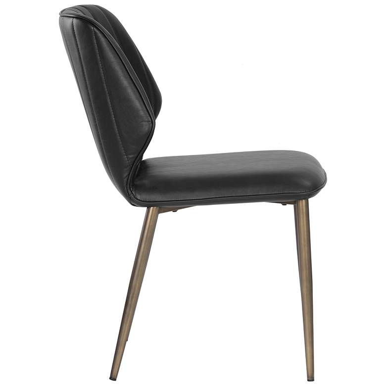 Image 2 Sunpan Clinton Dining Chair Bronze Bravo Black Set of 2 more views