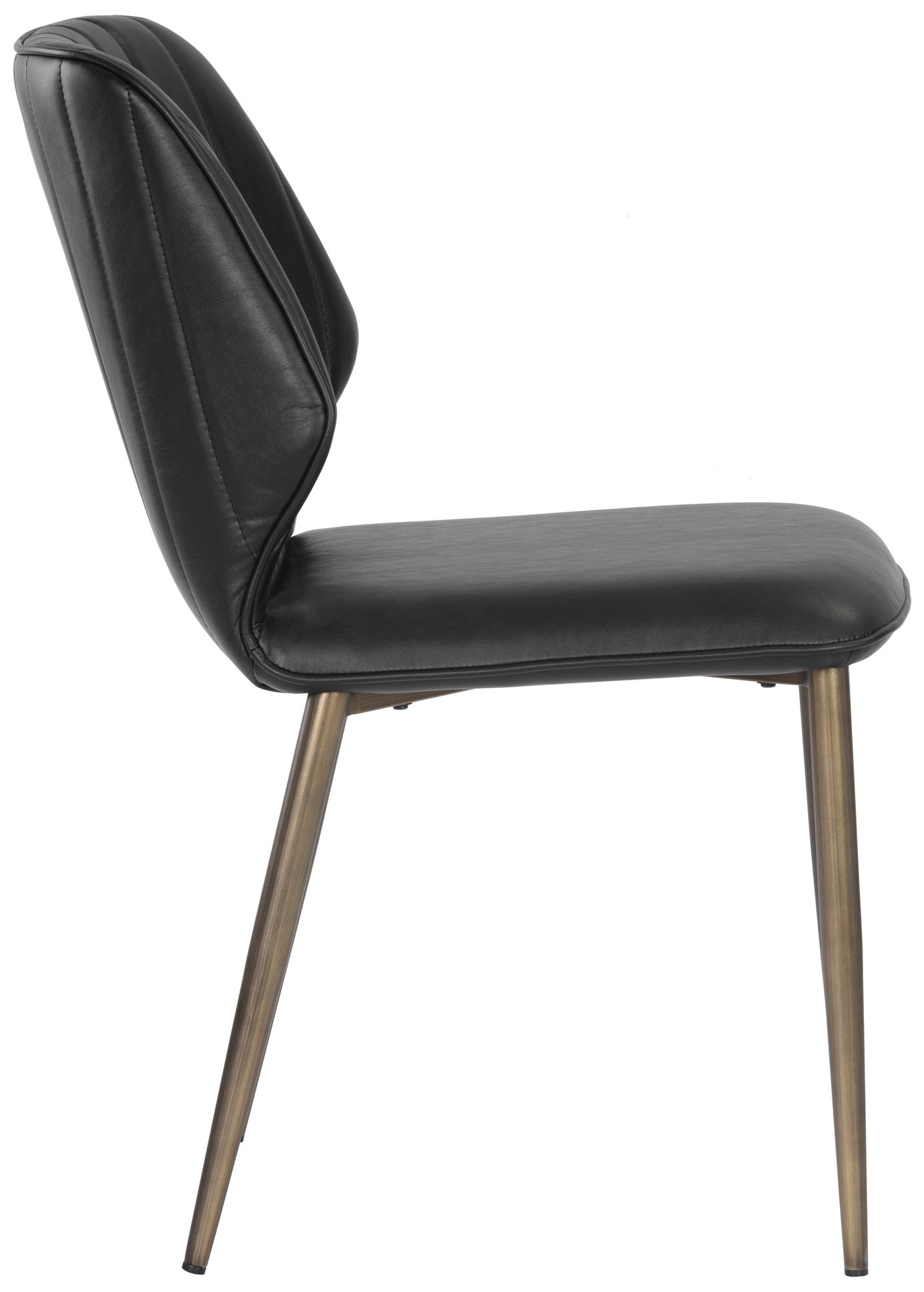 Sunpan Clinton Dining Chair Bronze Bravo Black Set of 2