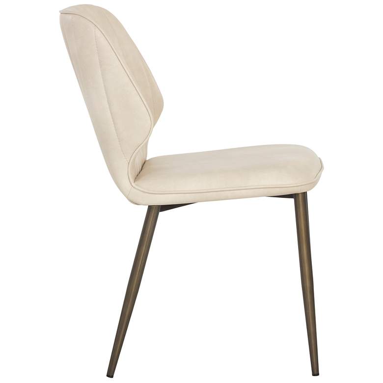 Image 4 Sunpan Clinton Dining Chair Bronze Bravo Cream Set of 2 more views