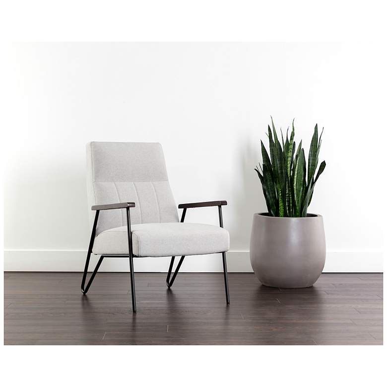 Image 1 Sunpan Coelho Lounge Chair Light Gray