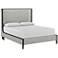 Sunpan Colette Bed Queen Brown Belfast Heather Gray