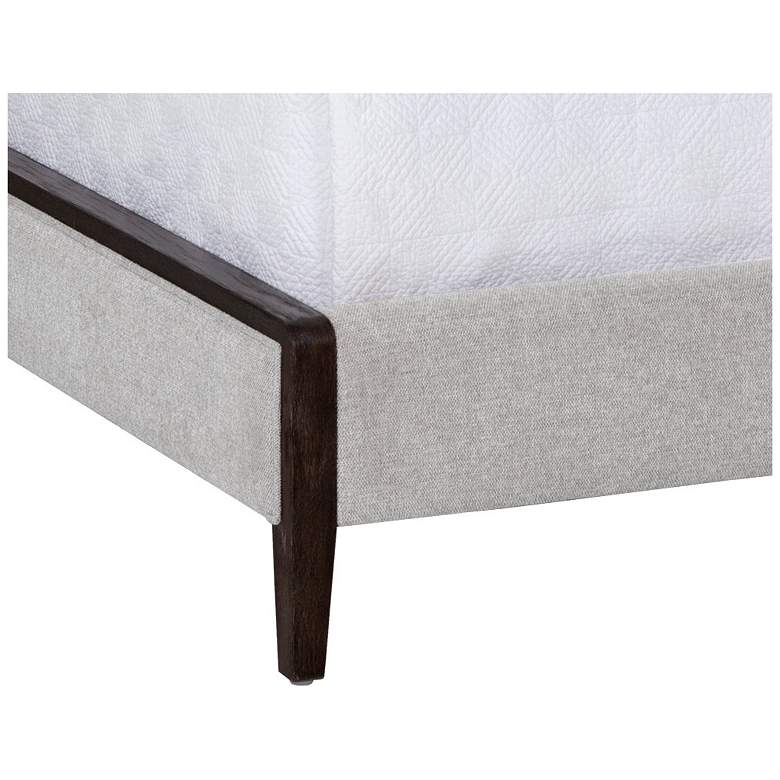 Image 2 Sunpan Colette Bed Queen Brown Belfast Heather Gray more views